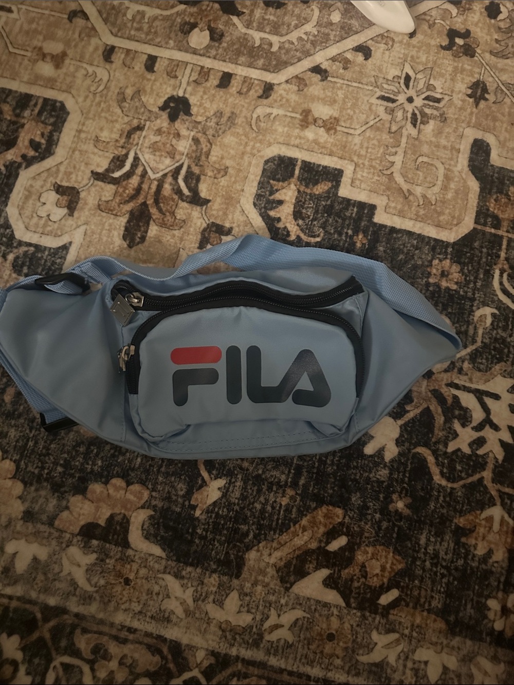 NWOT FILA Light Blue Logo Waist Pack